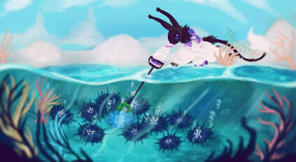 Digital Painting (Background Focused)